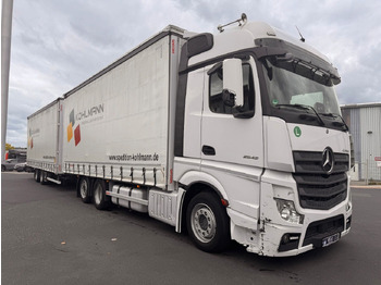 Тентованный грузовик Mercedes-Benz Actros 2542 LnR 6x2 Retarder Standklima: фото 3
