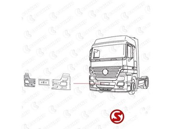Новый Бампер для Грузовиков Mercedes-Benz Bumper actros 2 - 3 mega rechts: фото 2 Новый Бампер для Грузовиков Mercedes-Benz Bumper actros 2 - 3 mega rechts: фото 2