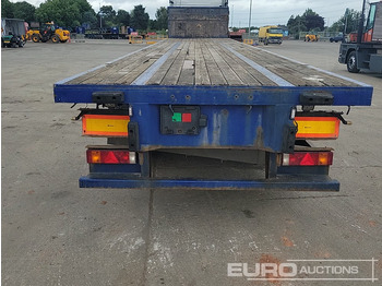 Полуприцеп бортовой/ Платформа 2007 SDC Trailer Tri Axle Extendable Flatbed Trailer, Twist Locks, Rear Steer: фото 4