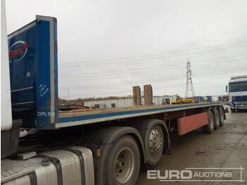 Полуприцеп бортовой/ Платформа SDC Tri Axle Flat Bed Trailer: фото 1