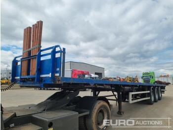 Полуприцеп бортовой/ Платформа SDC Tri Axle Flat Bed Trailer: фото 1