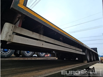 Полуприцеп бортовой/ Платформа SDC Tri Axle Step Frame Flat Bed Trailer: фото 3