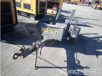 Прицеп для спецтехники Single Axle Pedestrian Roller Trailer: фото 1