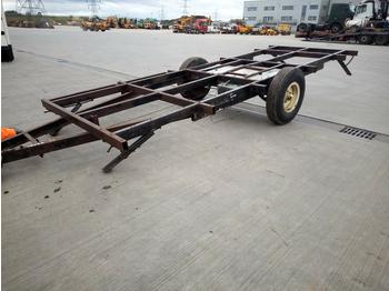 Шасси прицеп Single Axle Trailer Chassis: фото 1