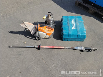Строительное оборудование Stihl Quick Cut Saw, Makita Battery Grinder, Poker Unit Pole, 110 Volt Water Sump: фото 2