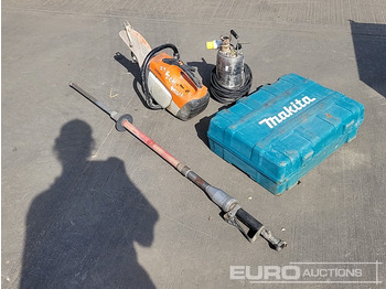Строительное оборудование Stihl Quick Cut Saw, Makita Battery Grinder, Poker Unit Pole, 110 Volt Water Sump: фото 3