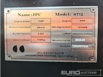 Мини-экскаватор JPC