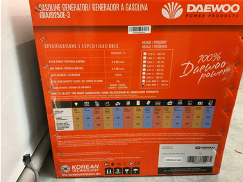 Новый Электрогенератор Daewoo GDAX9250E-3: фото 5