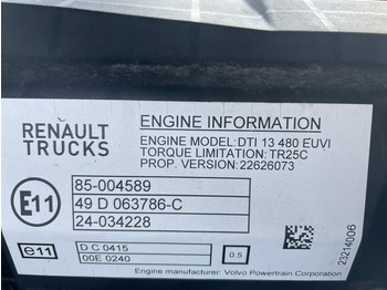 Двигатель для Грузовиков MOTOR RENAULT T DTI13 E6 480CP: фото 5