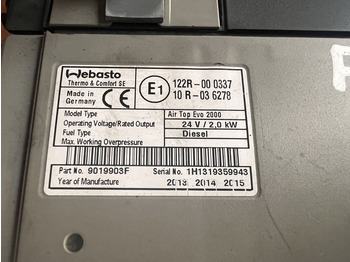 Отопление/ Вентиляция Webasto: фото 4 Отопление/ Вентиляция Webasto: фото 4