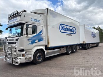 Грузовик с закрытым кузовом SCANIA R 450