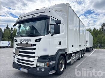 Грузовик с закрытым кузовом SCANIA