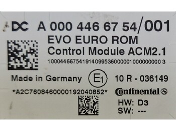 Запчасти для Другой техники Mercedes Benz Actros MP4 ACM2.1 control unit A0004466754: фото 2