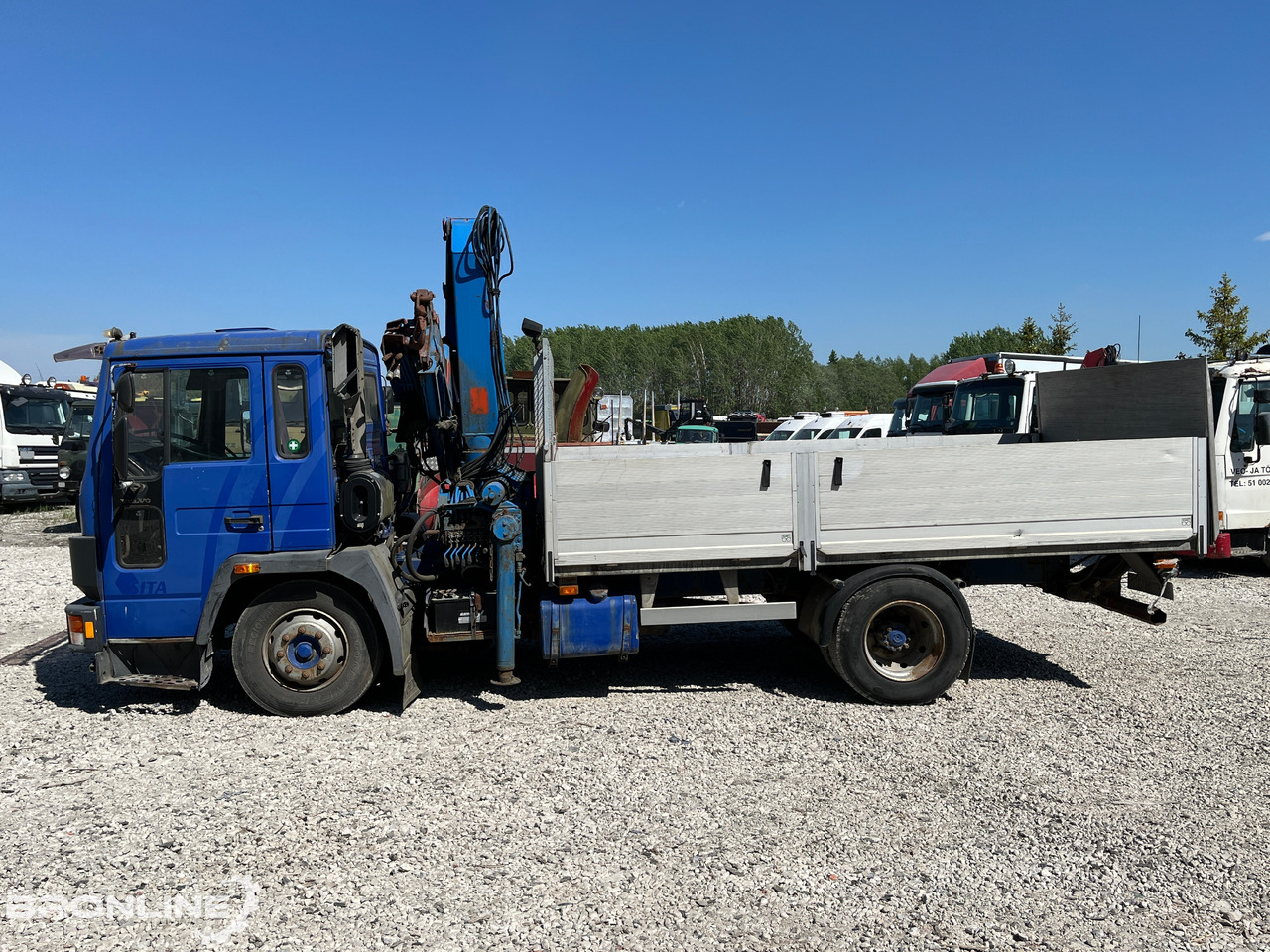 VOLVO FL611 + Palfinger PK 8200 - Грузовик бортовой/ Платформа, Автоманипулятор: фото 2 VOLVO FL611 + Palfinger PK 8200 - Грузовик бортовой/ Платформа, Автоманипулятор: фото 2