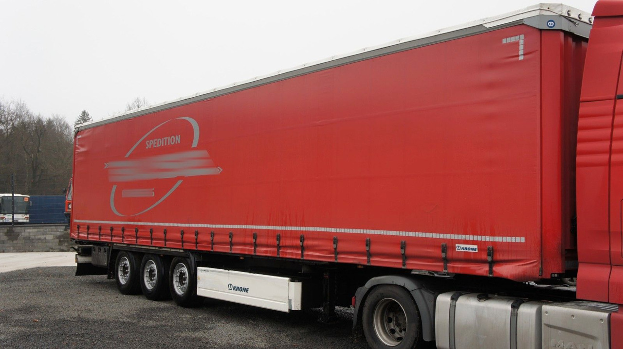 Krone SD Pritsche + Plane Liftachse - Тентованный полуприцеп: фото 3 Krone SD Pritsche + Plane Liftachse - Тентованный полуприцеп: фото 3