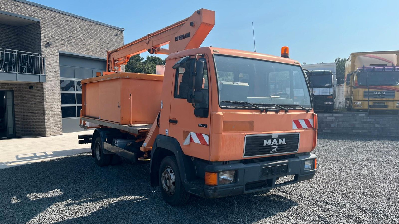 MAN 8.113 Steiger Hubarbeitsbühne Ruthmann MAN 8.113 Steiger Hubarbeitsbühne Ruthmann - Грузовик с подъемником, Лёгкий коммерческий автомобиль: фото 3 MAN 8.113 Steiger Hubarbeitsbühne Ruthmann MAN 8.113 Steiger Hubarbeitsbühne Ruthmann - Грузовик с подъемником, Лёгкий коммерческий автомобиль: фото 3