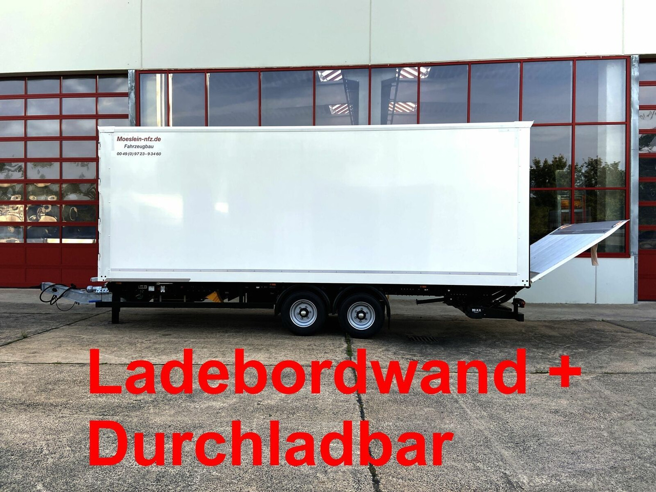 Möslein NEUER Tandem Koffer, Ladebordwand+ Durchladbar - Прицеп-фургон: фото 1 Möslein NEUER Tandem Koffer, Ladebordwand+ Durchladbar - Прицеп-фургон: фото 1