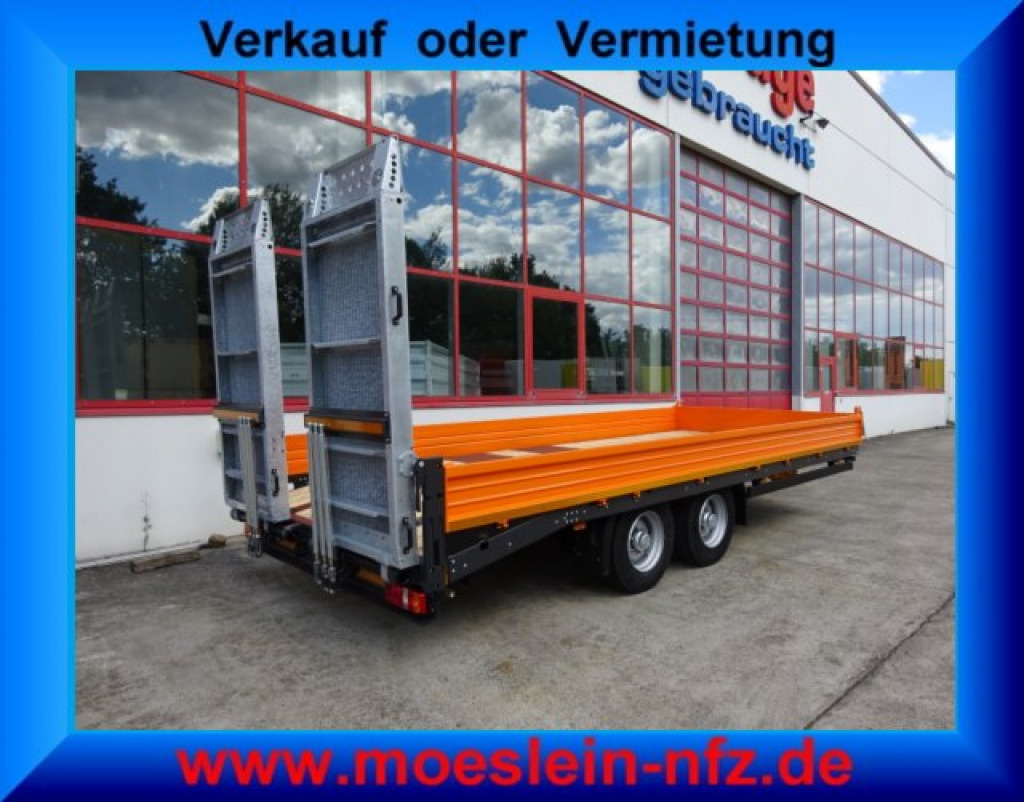 Möslein TTT 11-6,2 BR Orange Tandemtieflader mit breiten RampenNeufahrzeug - Низкорамный прицеп: фото 1 Möslein TTT 11-6,2 BR Orange Tandemtieflader mit breiten RampenNeufahrzeug - Низкорамный прицеп: фото 1