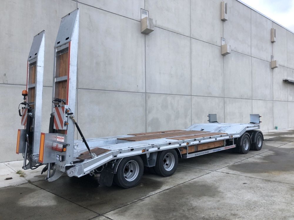 Низкорамный прицеп Möslein  neuer 4 Achs Tieflader hydraulischen Rampen: фото 6