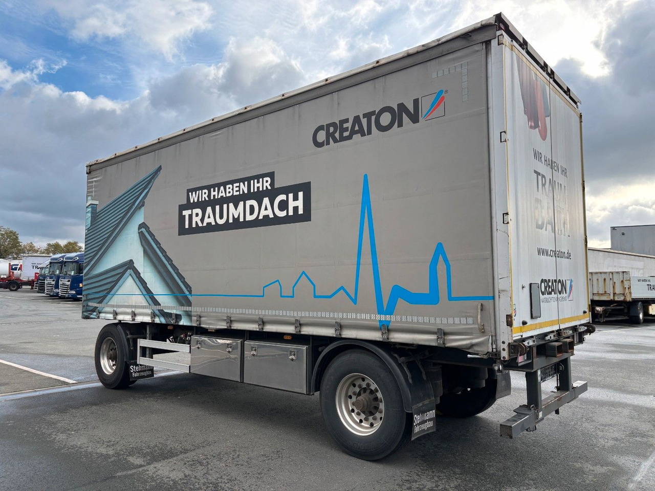 AZP18 Plane + Staplerhalterung - Тентованный прицеп: фото 3 AZP18 Plane + Staplerhalterung - Тентованный прицеп: фото 3