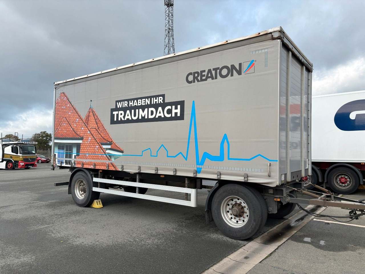 AZP18 Plane + Staplerhalterung - Тентованный прицеп: фото 1 AZP18 Plane + Staplerhalterung - Тентованный прицеп: фото 1