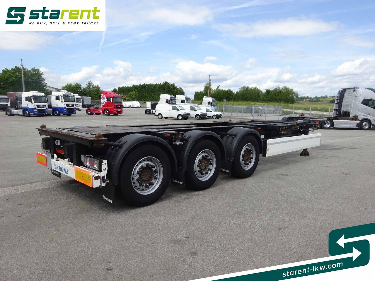 Krone Containerchassis 1x20/2x20/1x40/1x45, Liftachse - Полуприцеп-контейнеровоз/ Сменный кузов: фото 5 Krone Containerchassis 1x20/2x20/1x40/1x45, Liftachse - Полуприцеп-контейнеровоз/ Сменный кузов: фото 5