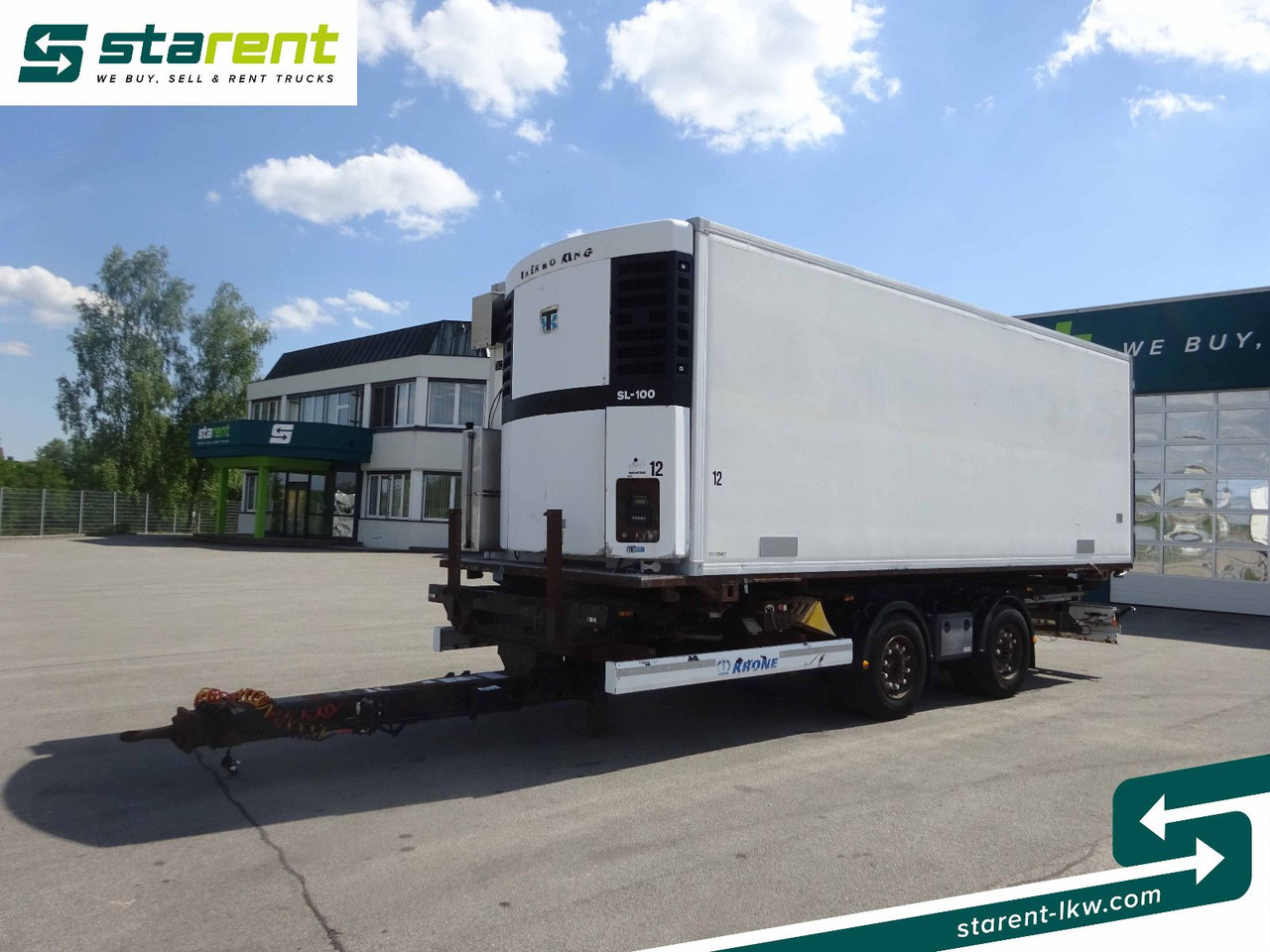Krone Jumbotandemlafette, BDF Wechselrahmen - Прицеп-рефрижератор: фото 1 Krone Jumbotandemlafette, BDF Wechselrahmen - Прицеп-рефрижератор: фото 1
