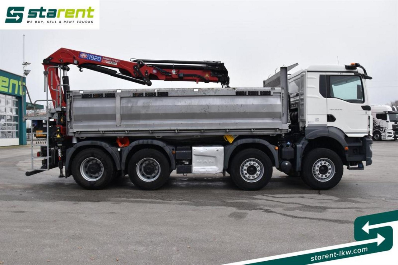 MAN TGS 35.430 8x4 Heckkran HMF1920 Kipper Navigation - Самосвал, Автоманипулятор: фото 4 MAN TGS 35.430 8x4 Heckkran HMF1920 Kipper Navigation - Самосвал, Автоманипулятор: фото 4