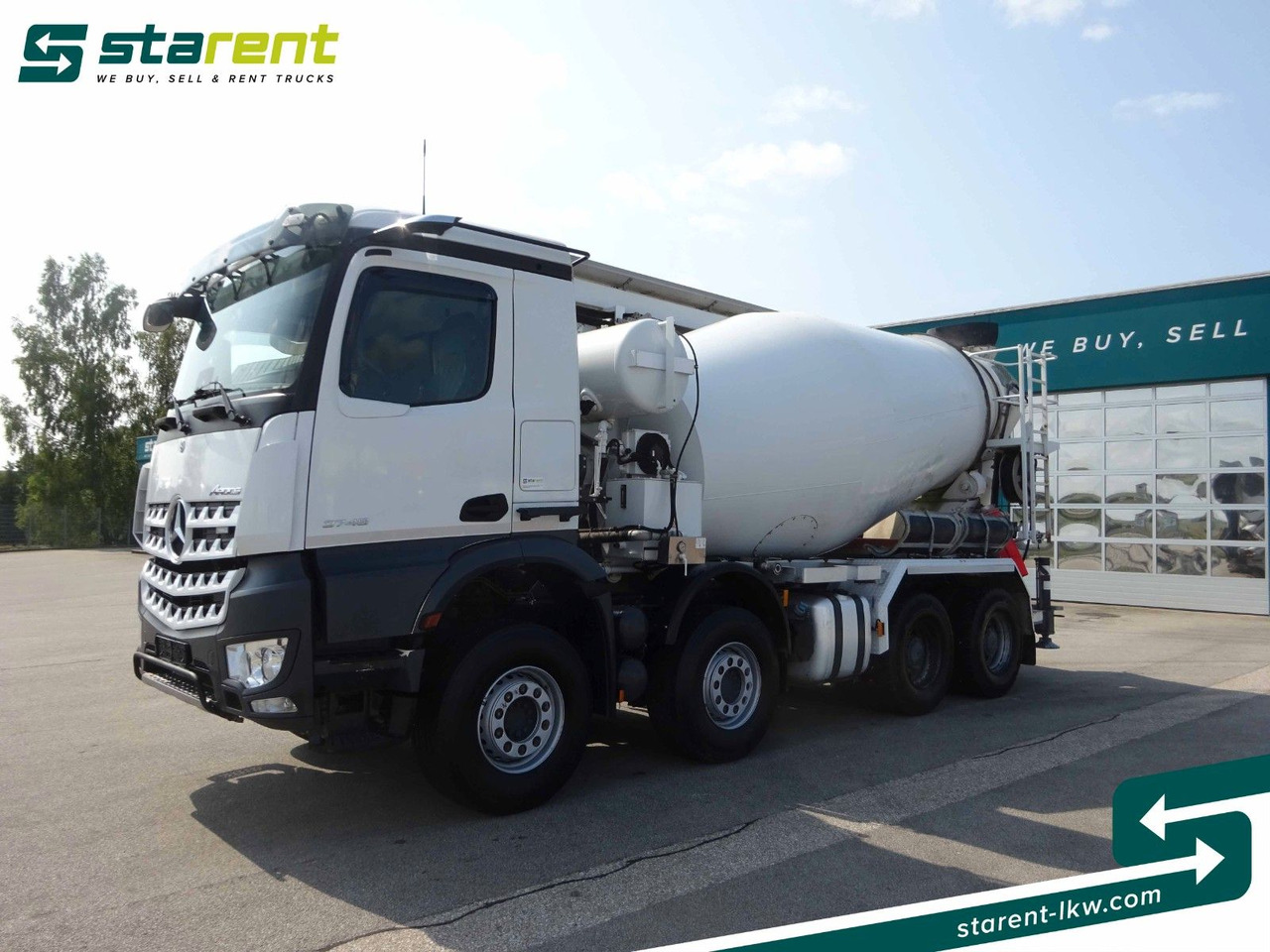 Mercedes-Benz Arocs 3748 8x4 Liebherr Betonmischer + Förderb. - Автобетоносмеситель: фото 1 Mercedes-Benz Arocs 3748 8x4 Liebherr Betonmischer + Förderb. - Автобетоносмеситель: фото 1