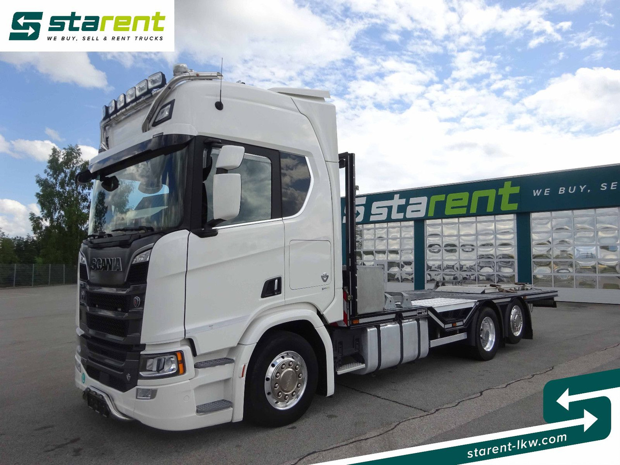 Scania R770 V8 Fahrzeugtransporter, Retarder, Seilwinde - Грузовик-шасси: фото 1 Scania R770 V8 Fahrzeugtransporter, Retarder, Seilwinde - Грузовик-шасси: фото 1