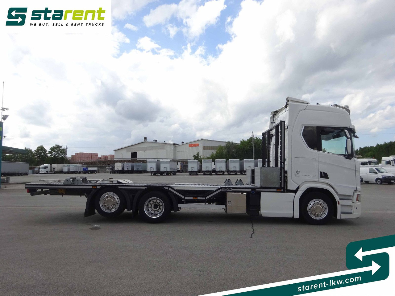 Scania R770 V8 Fahrzeugtransporter, Retarder, Seilwinde - Грузовик бортовой/ Платформа: фото 4 Scania R770 V8 Fahrzeugtransporter, Retarder, Seilwinde - Грузовик бортовой/ Платформа: фото 4