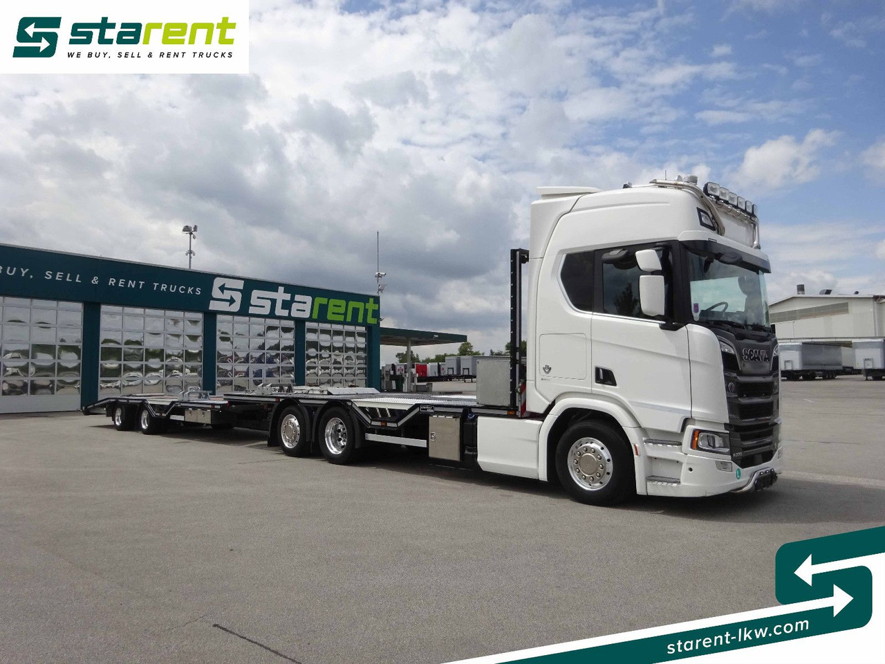 Scania R770 V8 Fahrzeugtransporter + Ziegler Anhänger - Грузовик-шасси: фото 3 Scania R770 V8 Fahrzeugtransporter + Ziegler Anhänger - Грузовик-шасси: фото 3