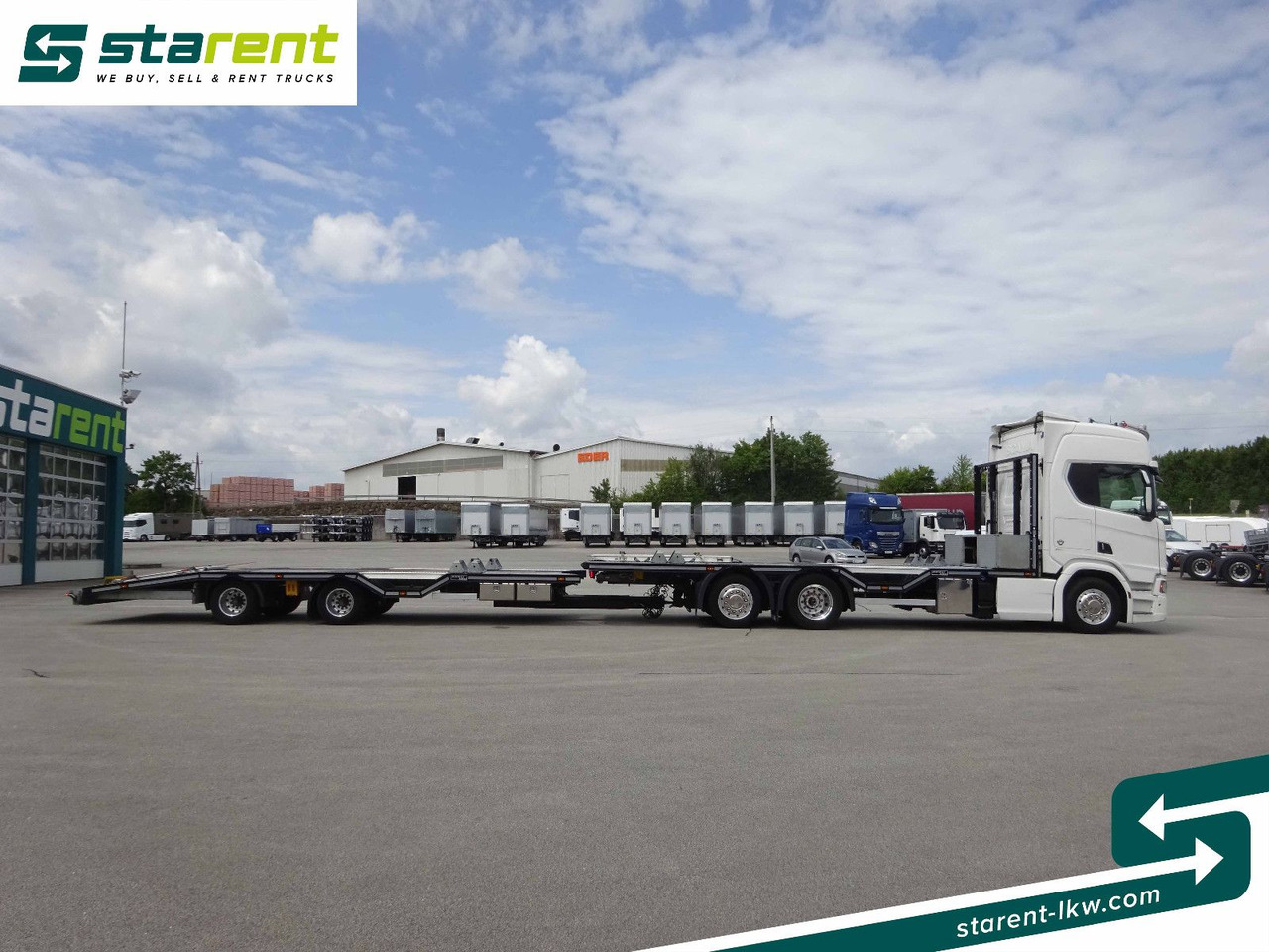 Scania R770 V8 Fahrzeugtransporter + Ziegler Anhänger - Автовоз: фото 4 Scania R770 V8 Fahrzeugtransporter + Ziegler Anhänger - Автовоз: фото 4
