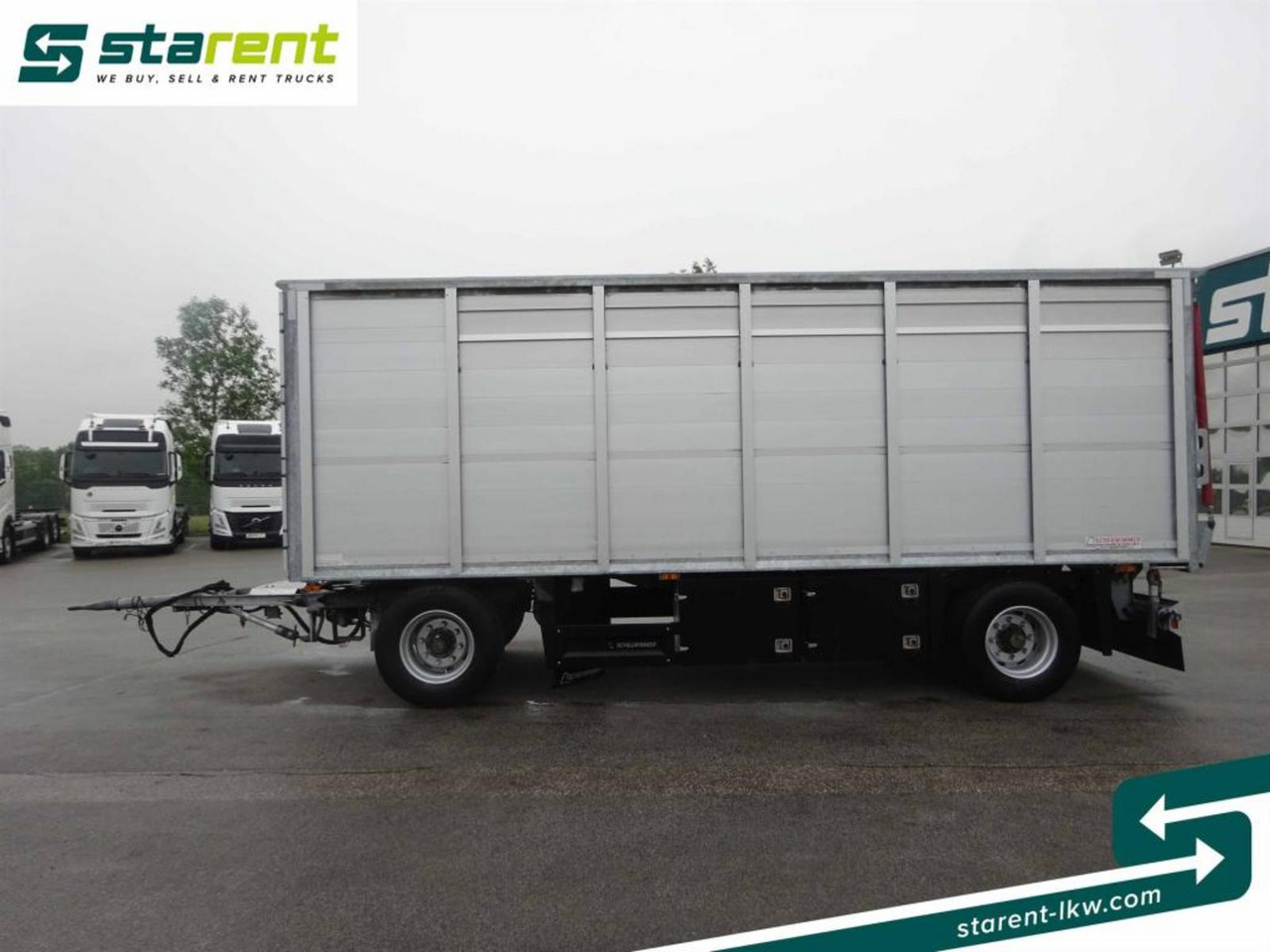 Прицеп для перевозки животных Scheuwimmer 2-Achser, Viehtransport Anhänger, 2x Trennwand: фото 8