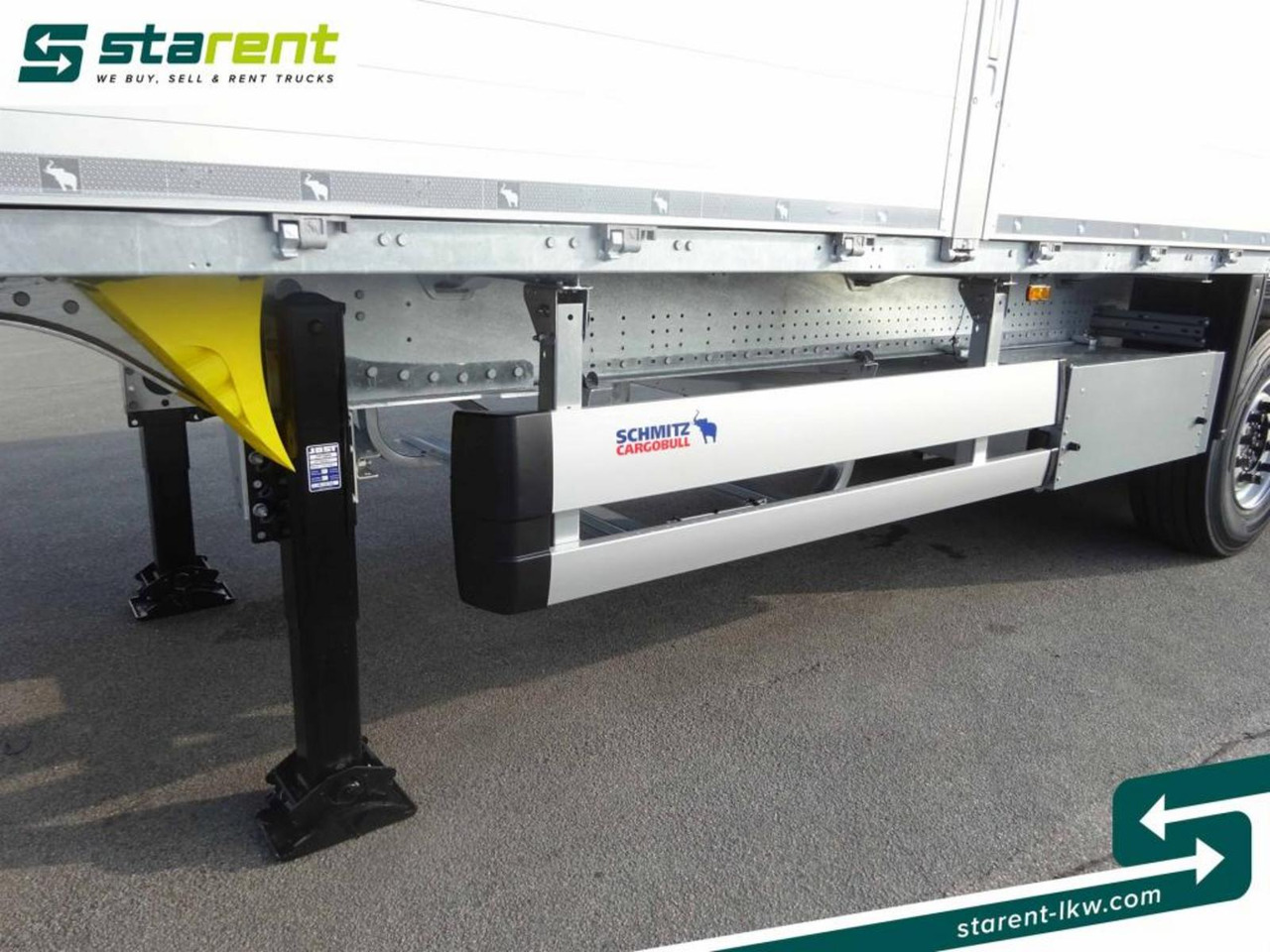 Новый Полуприцеп бортовой/ Платформа Schmitz Baustofftrailer Liftachse Rungen 80cm Bordwände: фото 19
