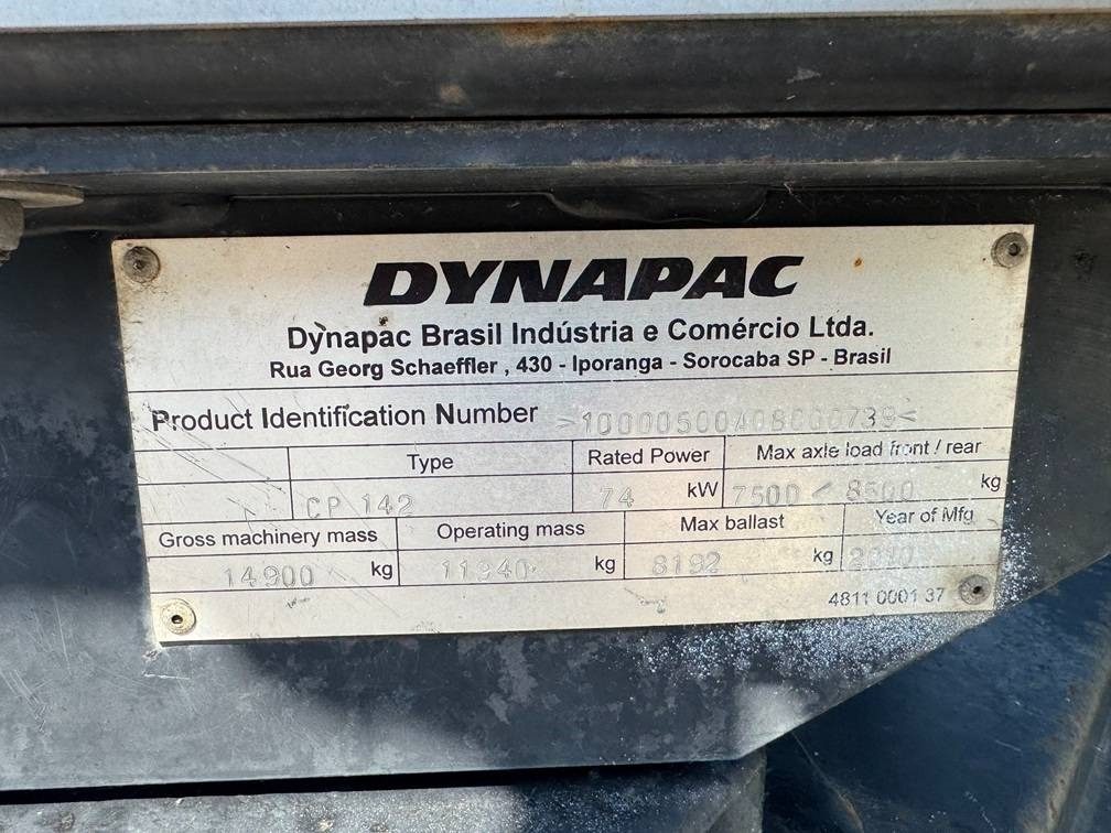 Пневмоколесный каток Dynapac CP 142: фото 9