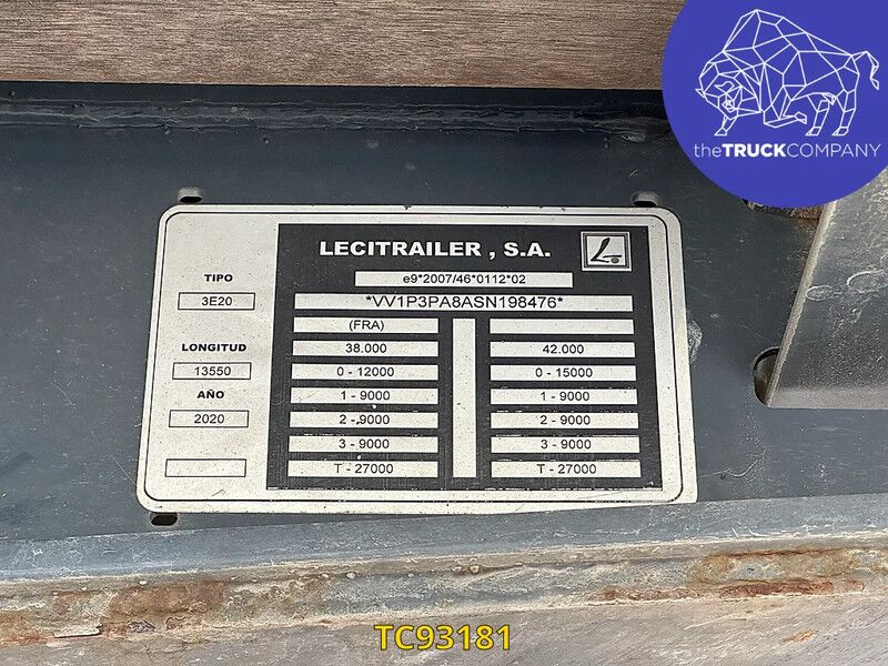 Lecitrailer - Полуприцеп бортовой/ Платформа: фото 3 Lecitrailer - Полуприцеп бортовой/ Платформа: фото 3