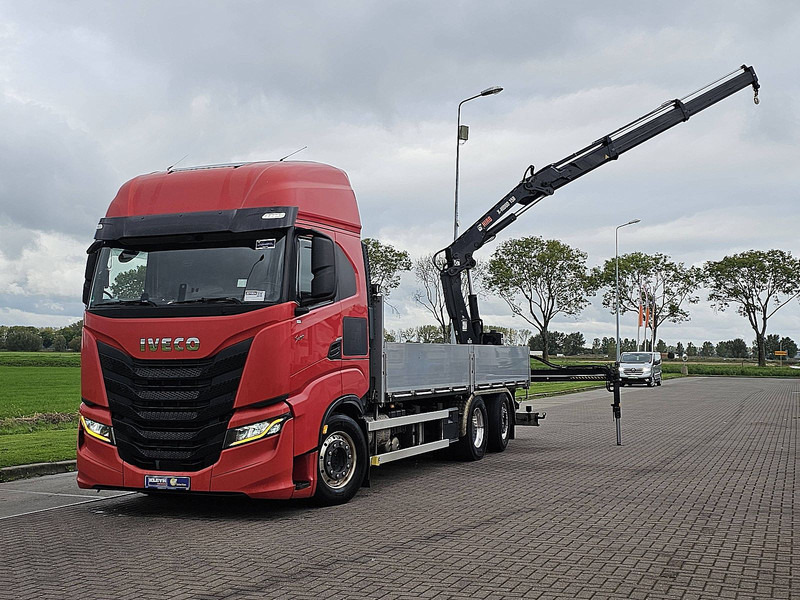 Iveco S-WAY AS260S46 6X2-4 HIAB 155-E2 - Грузовик бортовой/ Платформа, Автоманипулятор: фото 2 Iveco S-WAY AS260S46 6X2-4 HIAB 155-E2 - Грузовик бортовой/ Платформа, Автоманипулятор: фото 2