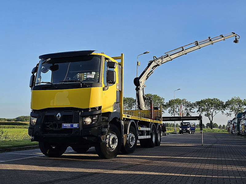 Renault K 430 HIAB 232ES-5 - Грузовик бортовой/ Платформа, Автоманипулятор: фото 1 Renault K 430 HIAB 232ES-5 - Грузовик бортовой/ Платформа, Автоманипулятор: фото 1