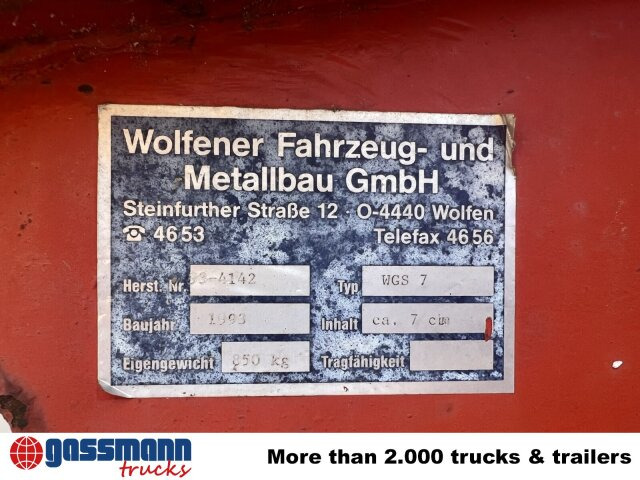 Бункер накопитель Absetzcontainer 7m³ mit Deckel: фото 8