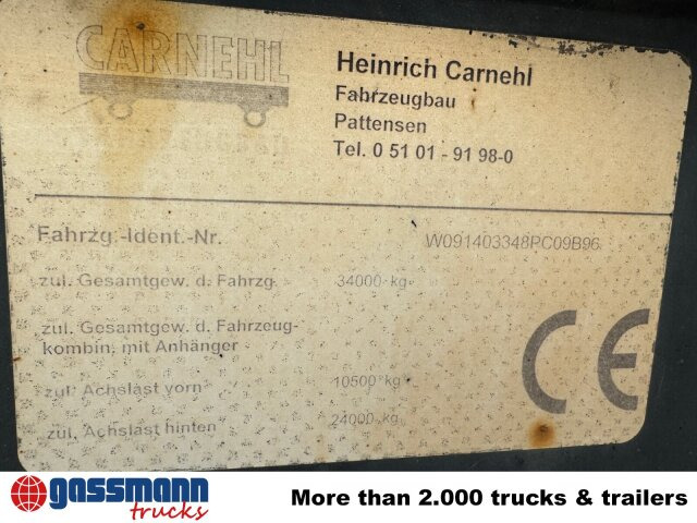 Carnehl CHKS/HH, Liftachse, Stahlmulde ca. 24m³ - Самосвальный полуприцеп: фото 3 Carnehl CHKS/HH, Liftachse, Stahlmulde ca. 24m³ - Самосвальный полуприцеп: фото 3