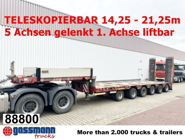 Goldhofer STZ-L 6-67/80 A, 6 Achsen, 86.000kg Ges.-Gew. - Низкорамный полуприцеп: фото 1 Goldhofer STZ-L 6-67/80 A, 6 Achsen, 86.000kg Ges.-Gew. - Низкорамный полуприцеп: фото 1