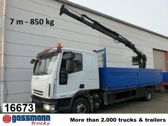 Iveco Euro Cargo ML 80 E 18, Hiab Kran 060-2 - Грузовик бортовой/ Платформа, Автоманипулятор: фото 1 Iveco Euro Cargo ML 80 E 18, Hiab Kran 060-2 - Грузовик бортовой/ Платформа, Автоманипулятор: фото 1