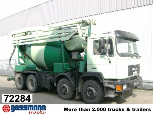 MAN 33.292 8x4 Mischer Stetter 7m³ mit Pumpe - Автобетононасос-смеситель: фото 1 MAN 33.292 8x4 Mischer Stetter 7m³ mit Pumpe - Автобетононасос-смеситель: фото 1