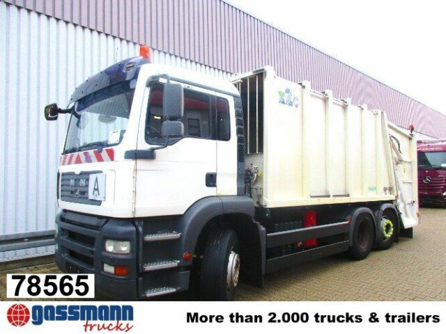 MAN TGA 26.310 BL 6x2, Haller M21-x2c, 21m³ - Мусоровоз: фото 1 MAN TGA 26.310 BL 6x2, Haller M21-x2c, 21m³ - Мусоровоз: фото 1