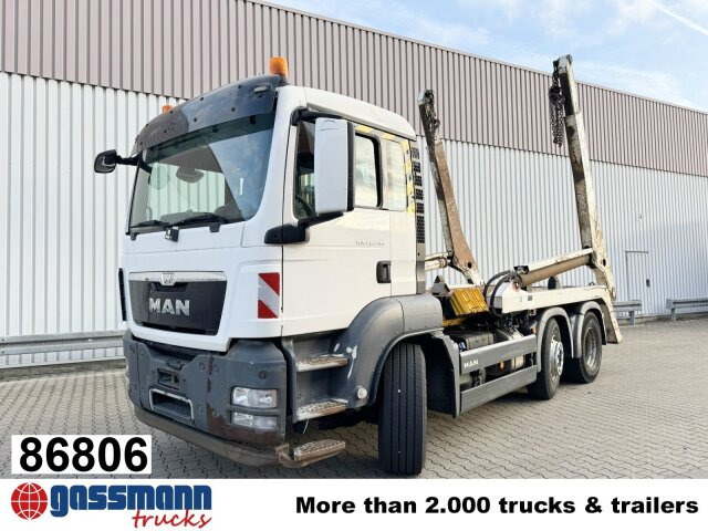 MAN TGS 26.400 6x2/4 BL mit Vorlauflenk-/liftachse, - Портальный бункеровоз: фото 1 MAN TGS 26.400 6x2/4 BL mit Vorlauflenk-/liftachse, - Портальный бункеровоз: фото 1