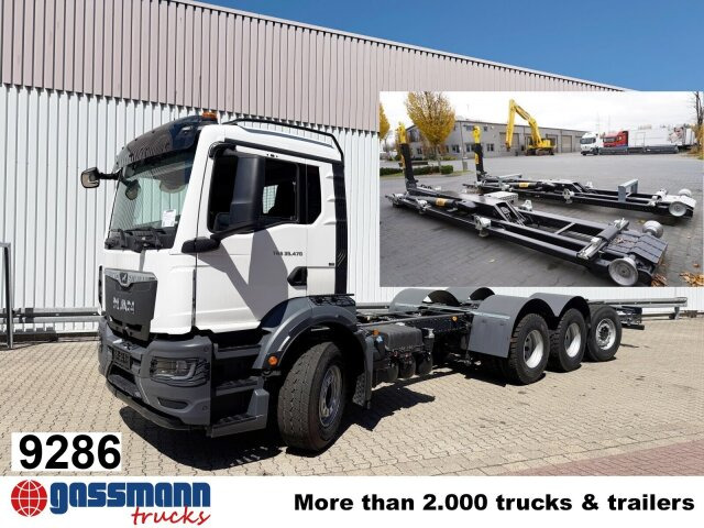 MAN TGS 35.470 8x4-4 BL, Lenk-/Liftachse, Navi, - Крюковой мультилифт: фото 1 MAN TGS 35.470 8x4-4 BL, Lenk-/Liftachse, Navi, - Крюковой мультилифт: фото 1