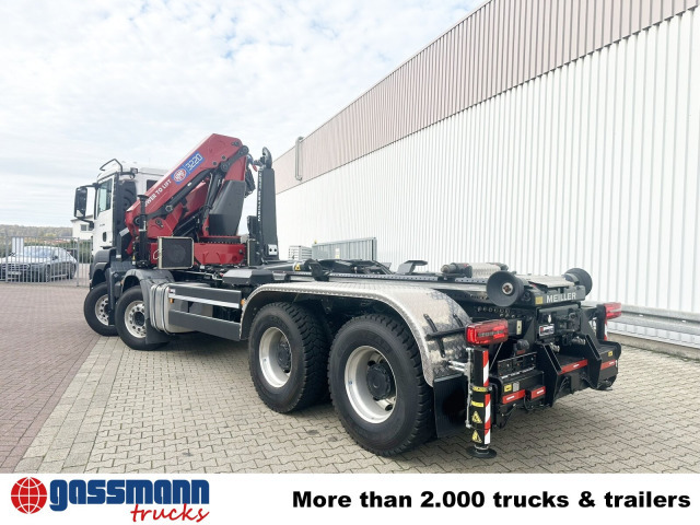 Новый Крюковой мультилифт, Автоманипулятор MAN TGS 35.480 8X4 BL, Intarder, Kran HMF 3220-K6,: фото 12