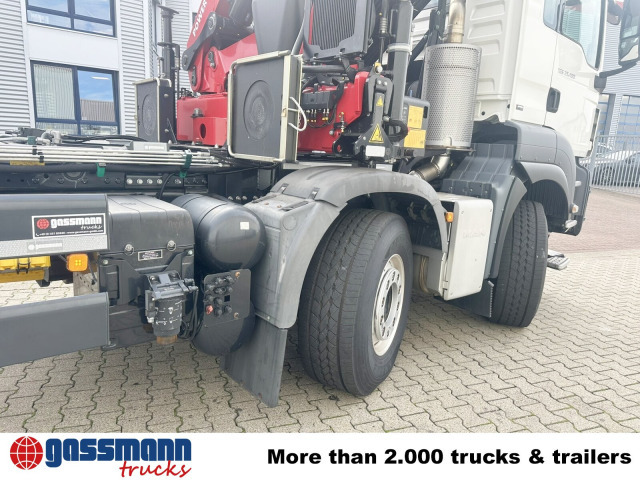 Новый Крюковой мультилифт, Автоманипулятор MAN TGS 35.480 8X4 BL, Intarder, Kran HMF 3220-K6,: фото 7