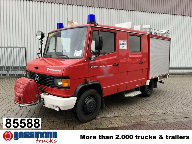 Mercedes-Benz 709 D 4x2 Doka, LF 8 - Пожарная машина: фото 1 Mercedes-Benz 709 D 4x2 Doka, LF 8 - Пожарная машина: фото 1